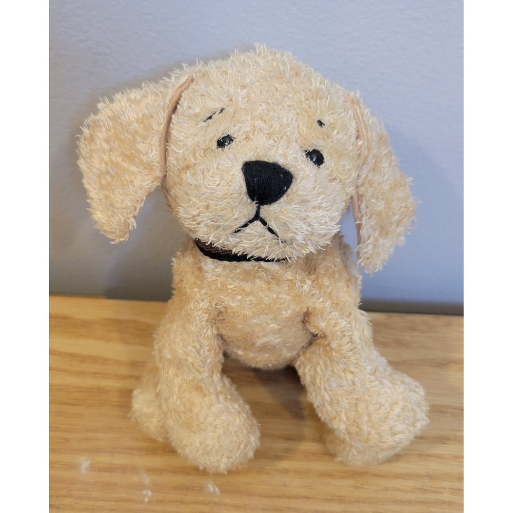 Vintage 2001 Ganz Heritage Collection Lexie Puppy Dog Floppy Plush Tan Animal